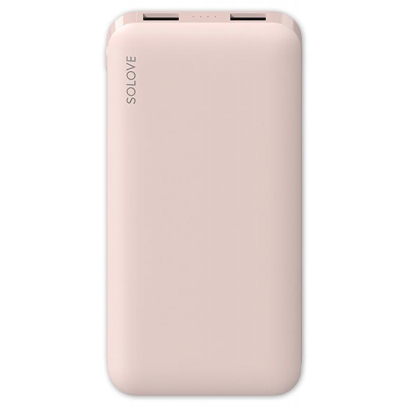 Внешний аккумулятор Xiaomi SOLOVE 001M 10000mAh Pink (Розовый)